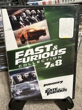 Fast & Furious 7 & 8 DVD Vin Diesel Brand NEW Furious 7 Fate Of The Furious