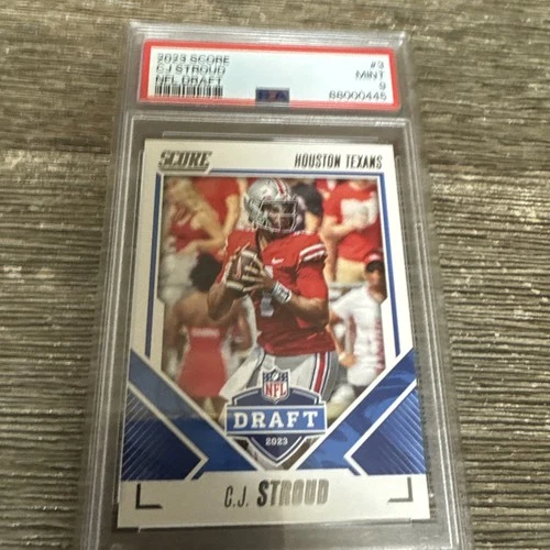 2023 Score CJ Stroud NFL Draft RC PSA 9