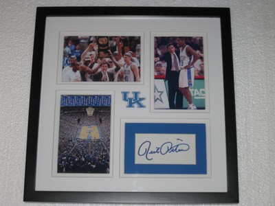 rick pitino autographed basketball