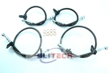 Braided Black Steel Brake lines for 92-95 Honda Civic & 94-01 Acura Integra US