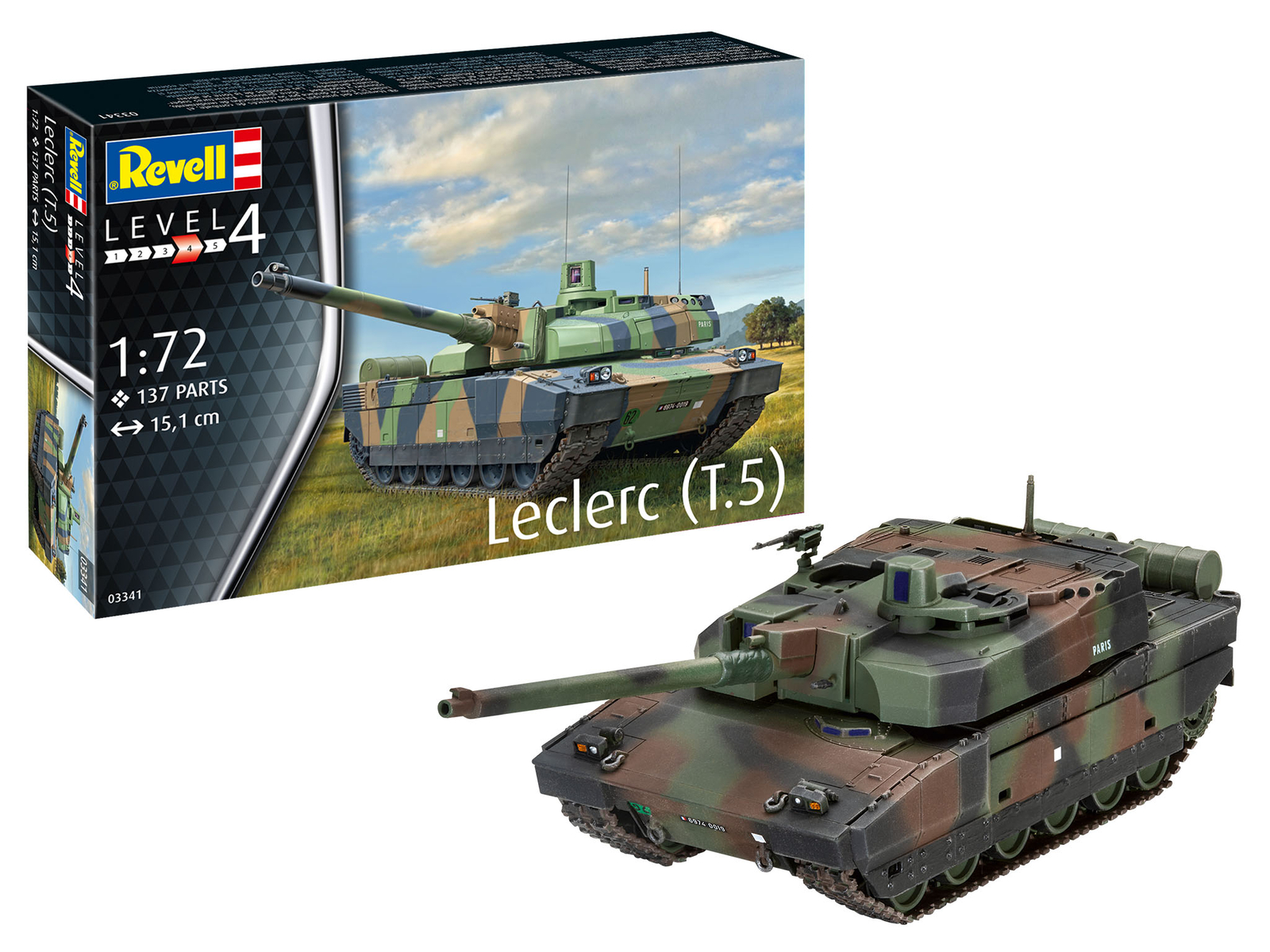 Leclerc (T.5) Tank 1:72 Plastic Model Kit REVELL
