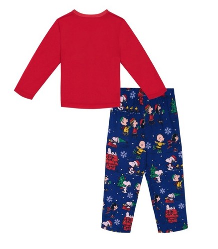 Peanuts Family Kids Holiday 2pc Pajama Set Size 6 NEW - Picture 8 of 13