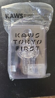 KAWS Tokyo First  Keychain WHITE in Bag