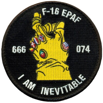 USAF 416th FLIGHT TEST SQUADRON   F-16 EUROPEAN PARTICIPATING AIR FORCES PATCH