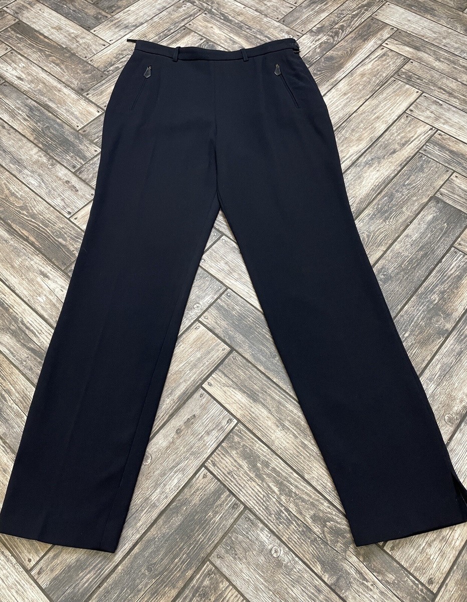 Vintage Hermes Paris Trousers Wool Pants Black Size 42 | eBay Vintage Hermes Paris Trousers Wool Pants Black Size 42 | eBay