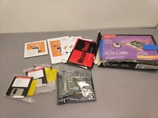 Vintage NOB Adaptec SCSI Adapter Card 2930 AHA-2930CU Kit for PC