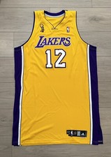 Lakers team issued Shannon Brown size 50+4 game worn autograph pro cut Jersey