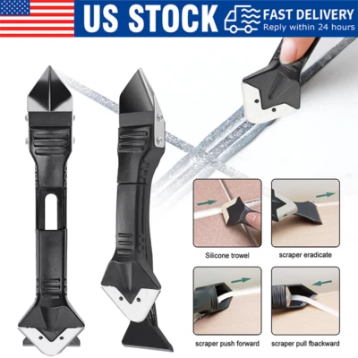 5 in 1 Silicone Sealant Remover Tool Kit Set Scraper Caulking Mould Removal US - image 1 of 4