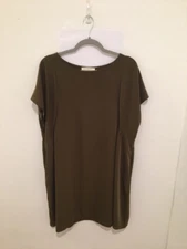 Grade & Gather olive womens dress with pockets size medium