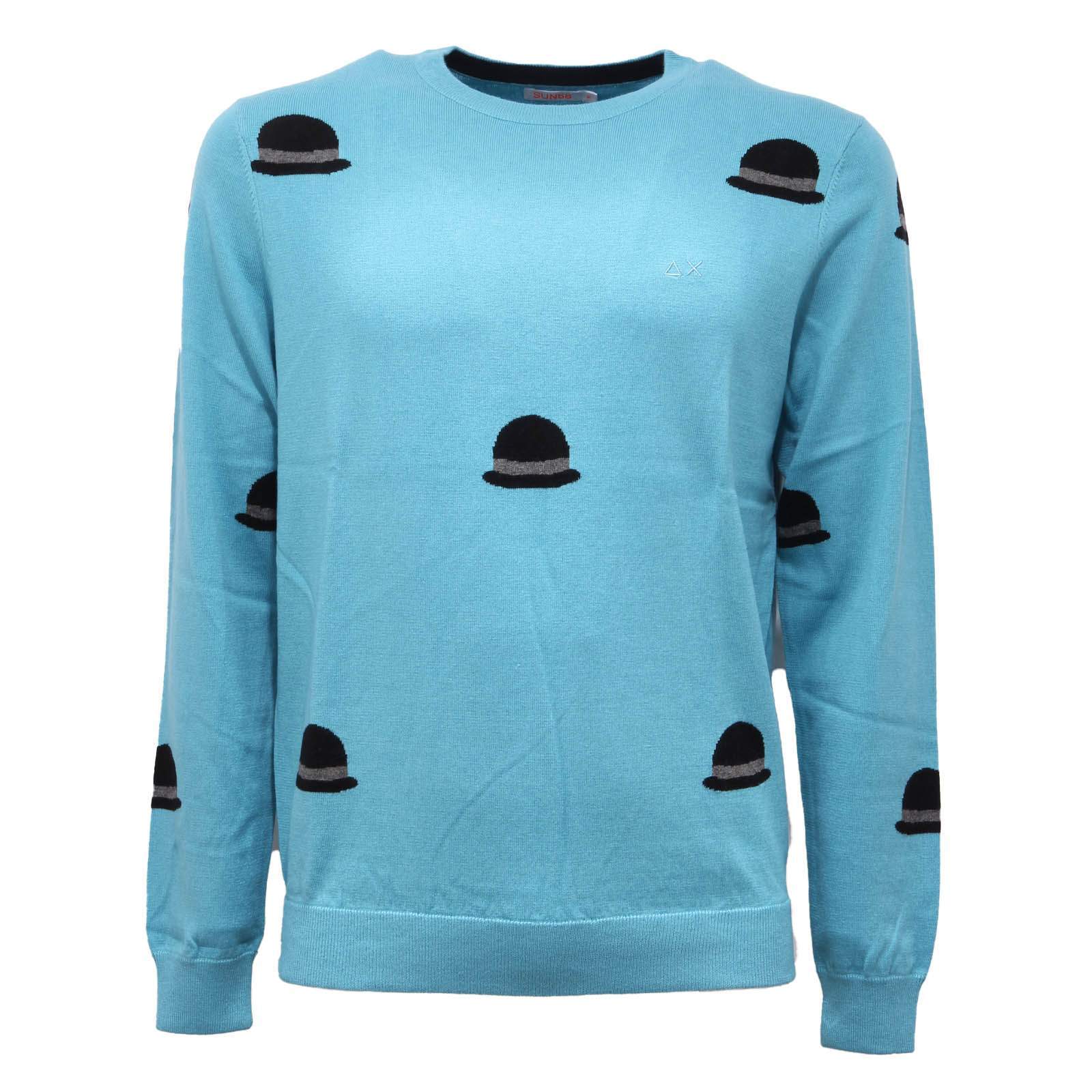 0527AP мужской свитер maglione uomo SUN 68 из шерстихлопка 21690₽