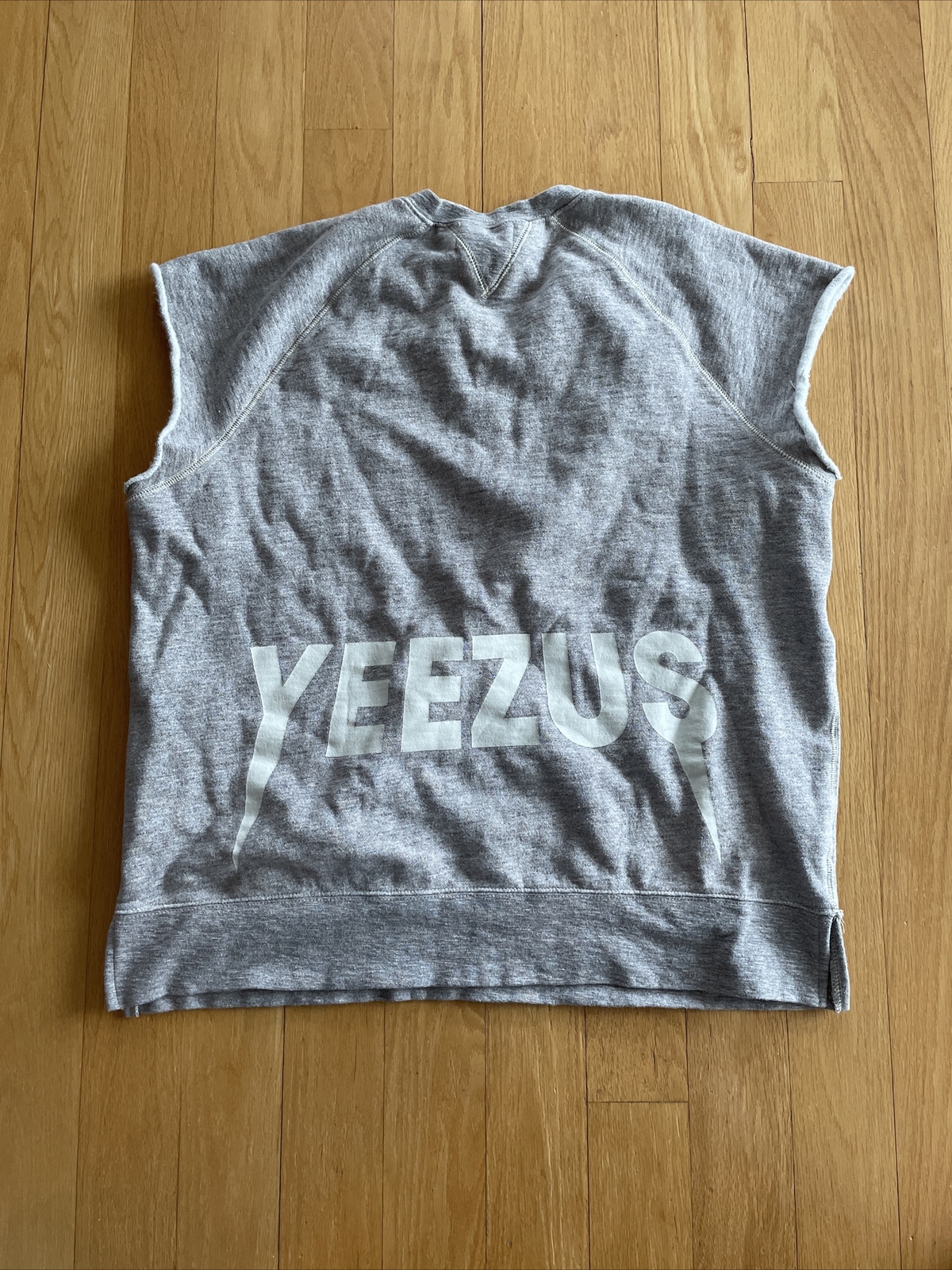 Kanye West Yeezus Cut Off Grey Men's Large Shirt Official Merchandise Rare image 2