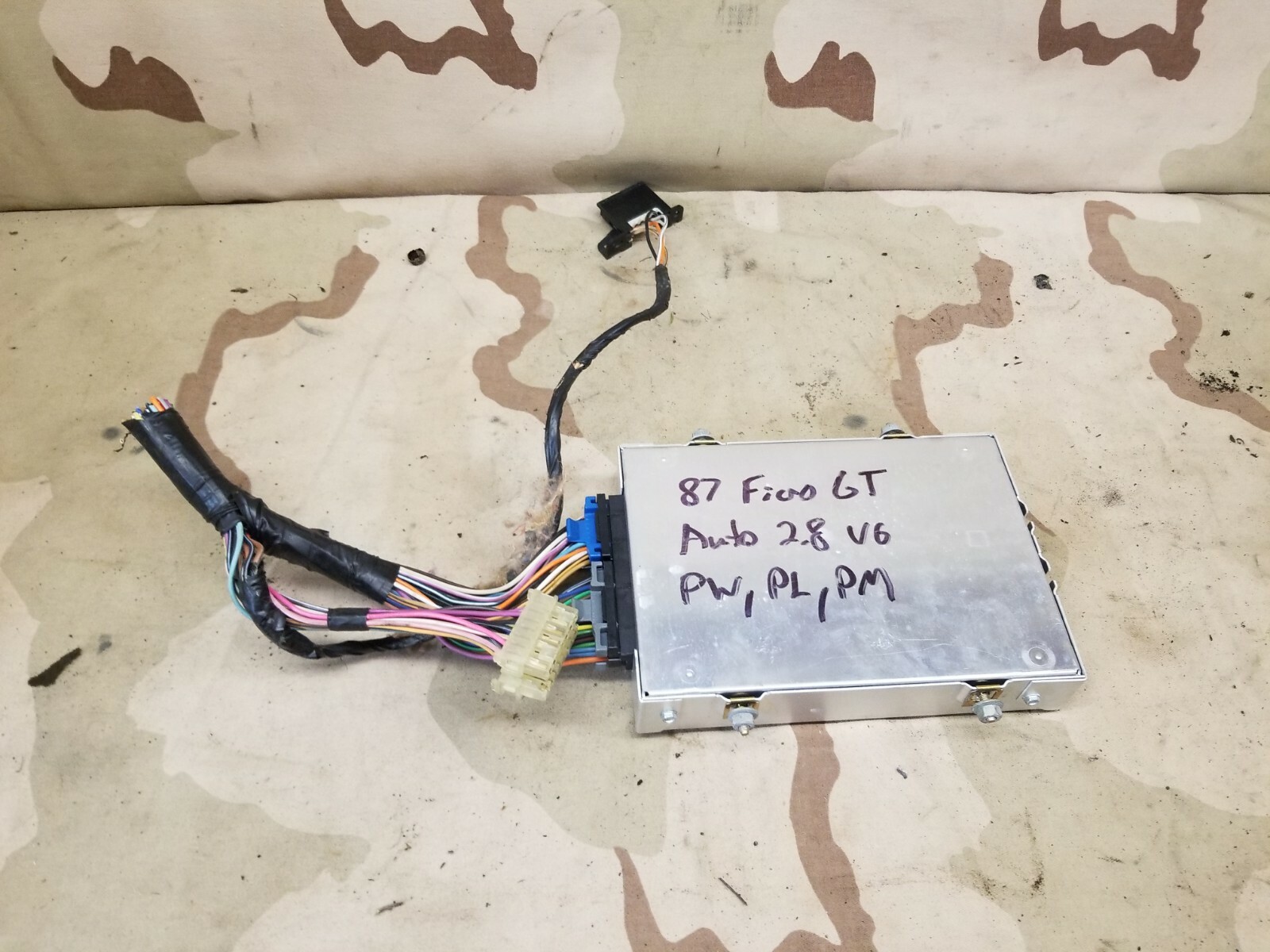 86 Pontiac Fiero PCM ECM Computer Power Windows Locks Mirrors Trunk Release 2.6 eBay