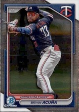 2024 BOWMAN PROSPECT CHROME MINNESOTA TWINS - BRYAN ACUNA #BCP-4