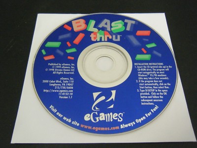 Blast Thru (PC, 2000) - Disc Only!!!
