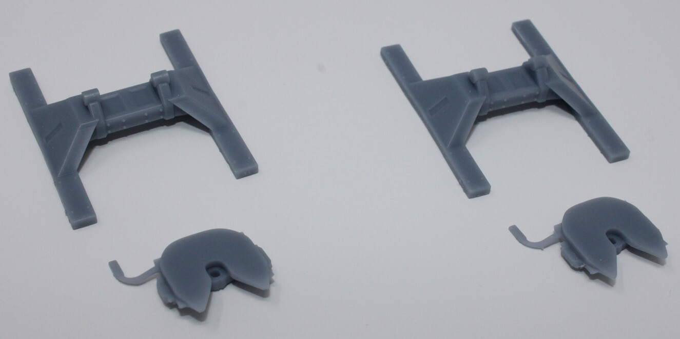 1/24 Scale Fifth Wheel Hitch Model Kit Acessory - 2 Pack - 4 Pc Kit