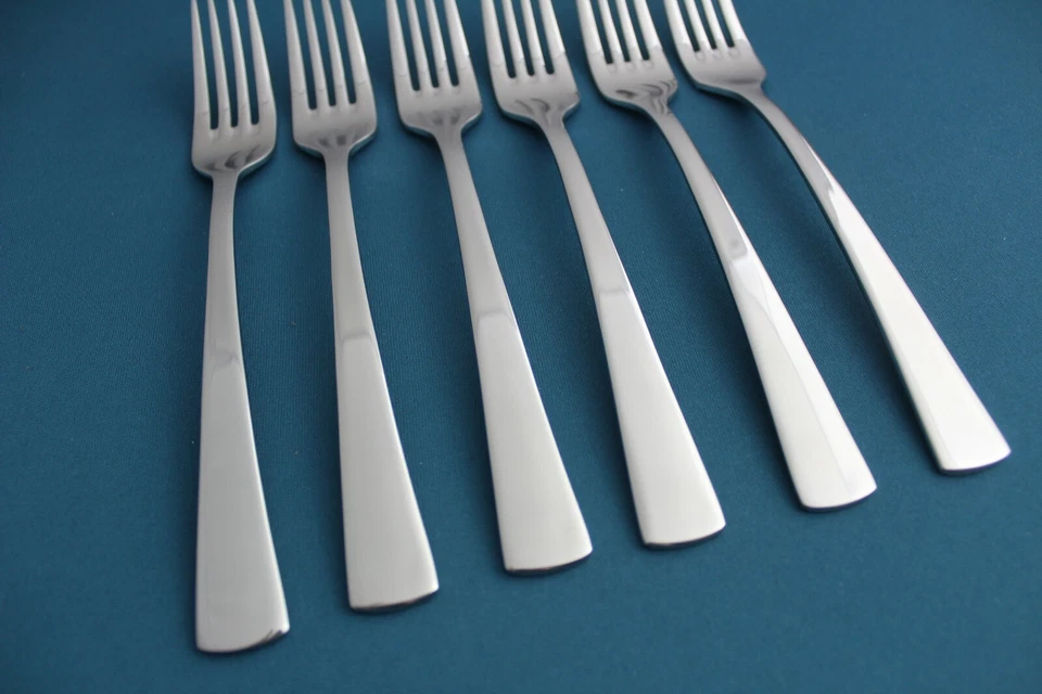 6 Ужин вилки Villeroy & Boch канцлер глянцевый 18/10 Индонезии новый 8 1/8" - Изображение 2 из 4