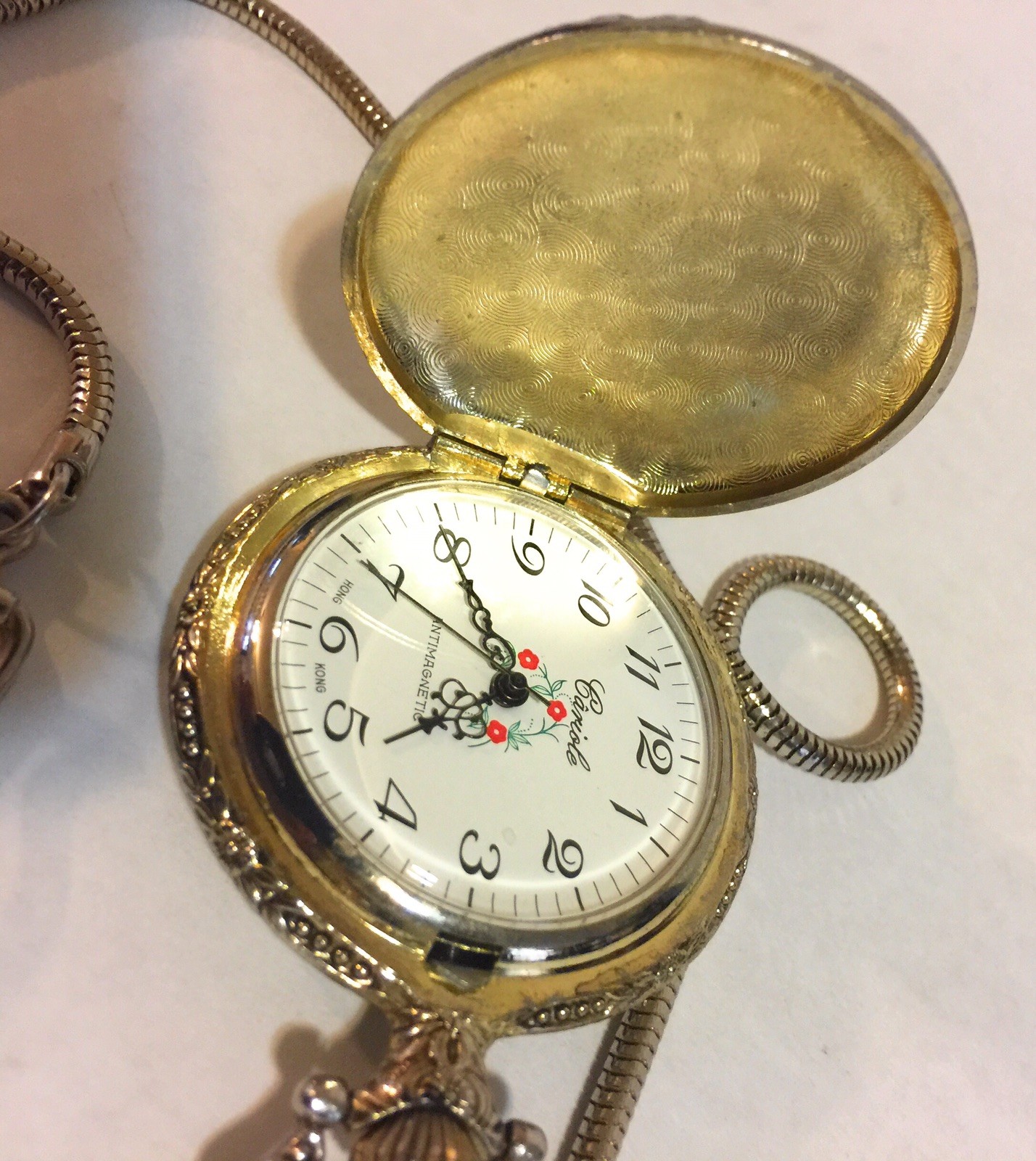 CARIOLE Fisherman Pocket Watch Hong Kong Working eBay