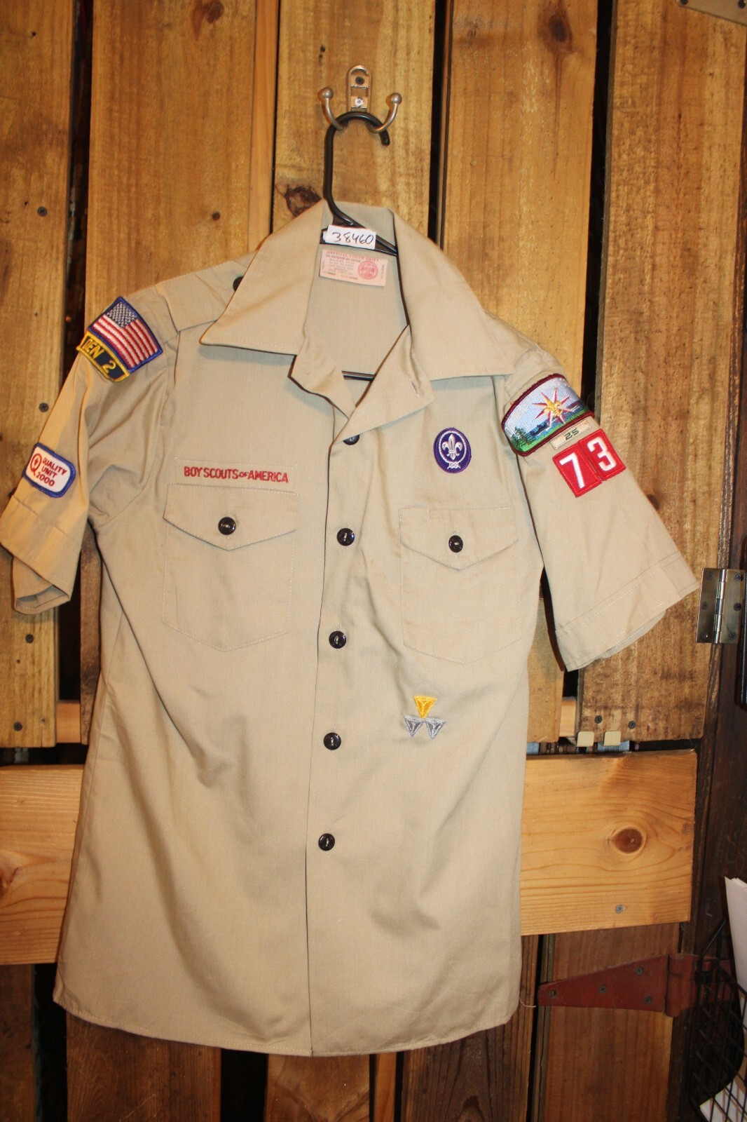 Vintage BOY SCOUTS OF AMERICA Baden Powell Oval Shape PATCH BSA Uniform Badge - Foto 2