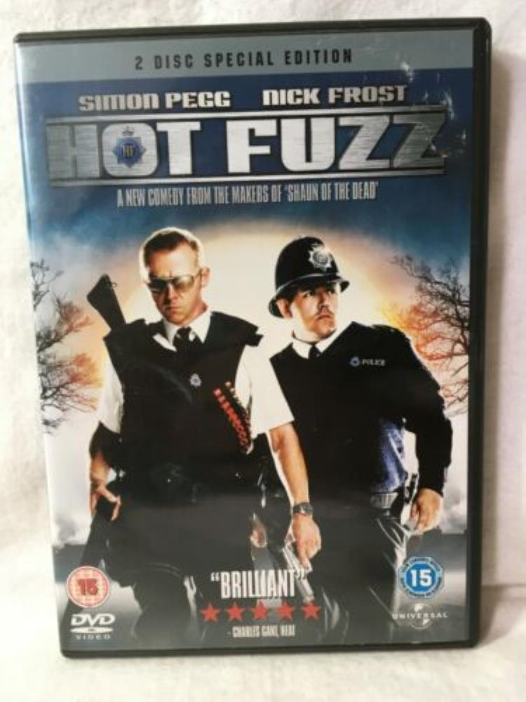 Hot Fuzz DVD (2007) Simon Pegg FREE SHIPPING