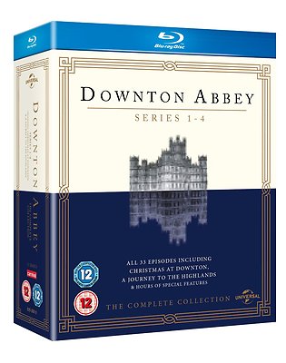 Downton Abbey . Series 1 2 3 4 + 2 Christmas Specials . Season 1-4 . 13 Blu-ray 