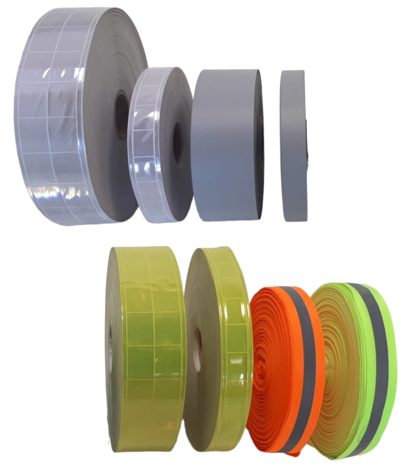 ONPIRA 10 m Reflexband Reflektorband Reflexstreifen Reflex Neonband zum Aufnähen Band