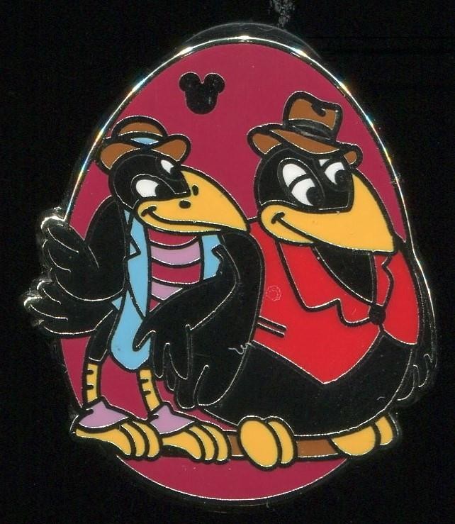 WDW 2014 Hidden Mickey Series Disney Birds Jim Dandy Fat Crow Disney Pin 102274