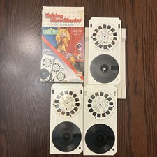 Vintage Talking View-Master Sesame Street, Lot Of 3, Plus Tray