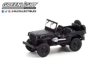 GLT28070-A Greenlight 1942 Willys MB Jeep Black Bandit Series 25
