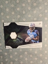 2008 Upper Deck Icons Future Stars Materials Silver RC Chris Johnson Titans