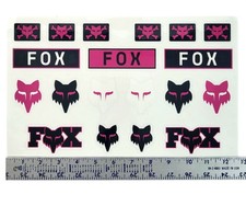 Fox Racing Track Pack Sticker Kit - 19 Decals - Legacy Head Pink Victory Logo