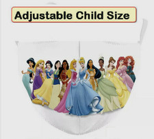Children Face Mask Reusable Princess Washable Adjustable Disney US Fast Ship New