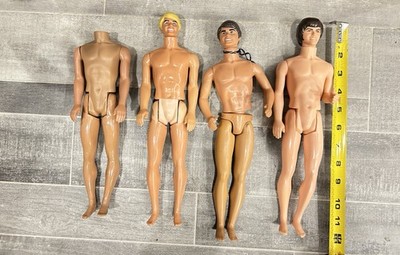 Set Of 4 Nude Ken Dolls Vintage A2