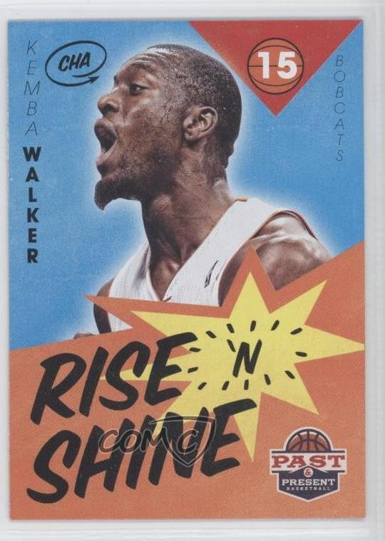 2012-13 Panini Past & Present Rise 'n Shine Kemba Walker #62 a0s