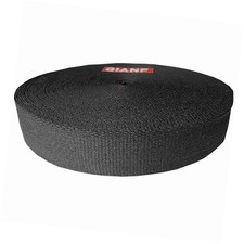 1 Inch Black Heavy Cotton Webbing 10 Yards for Bags Backpack Straps Belts Tot...