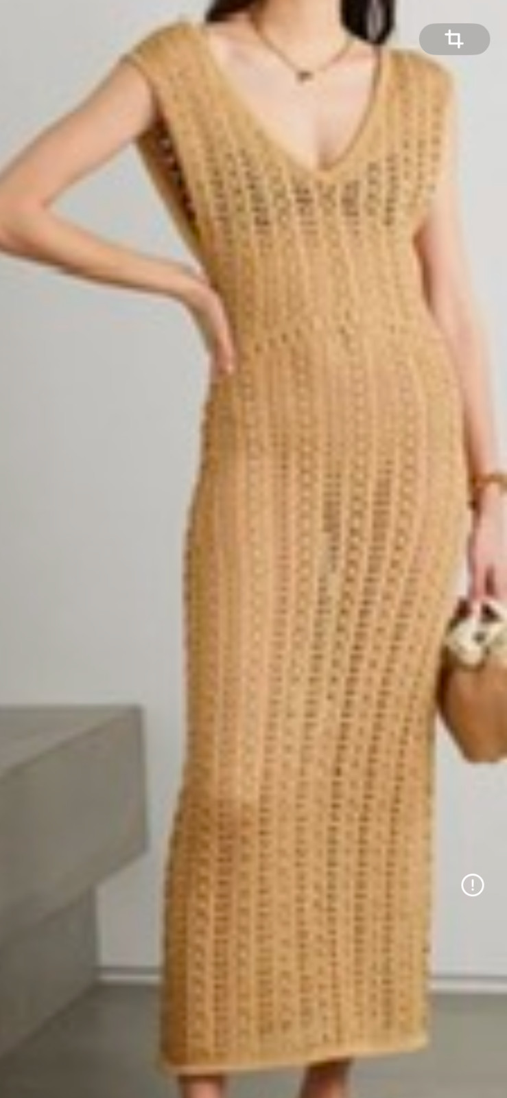 Savannah Morrow Crochet dress 100% Pima cotton - image 5