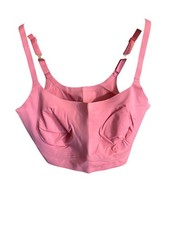 RUBY RIBBON SECOND SKIN SCOOP Wireless DEMIETTE 1807 Pink Sorbet Sz 32 NEW