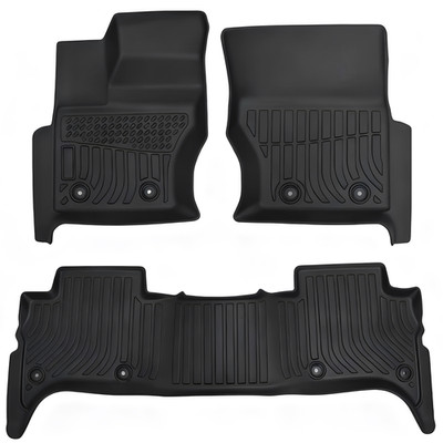 3PCS NEW BLACK TPE FLOOR MATS LINERS FOR 2013-2022 LAND ROVER RANGE ROVER 4-DOOR