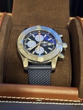 Breitling A13371 Super Avenger II - Black Dial 48mm - Extra Band 12