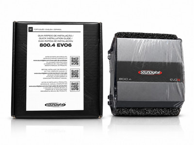 Soundigital 800.4 EVO.6 Car Audio Digital Amplifier 800W 4 Channels 4 Ohms