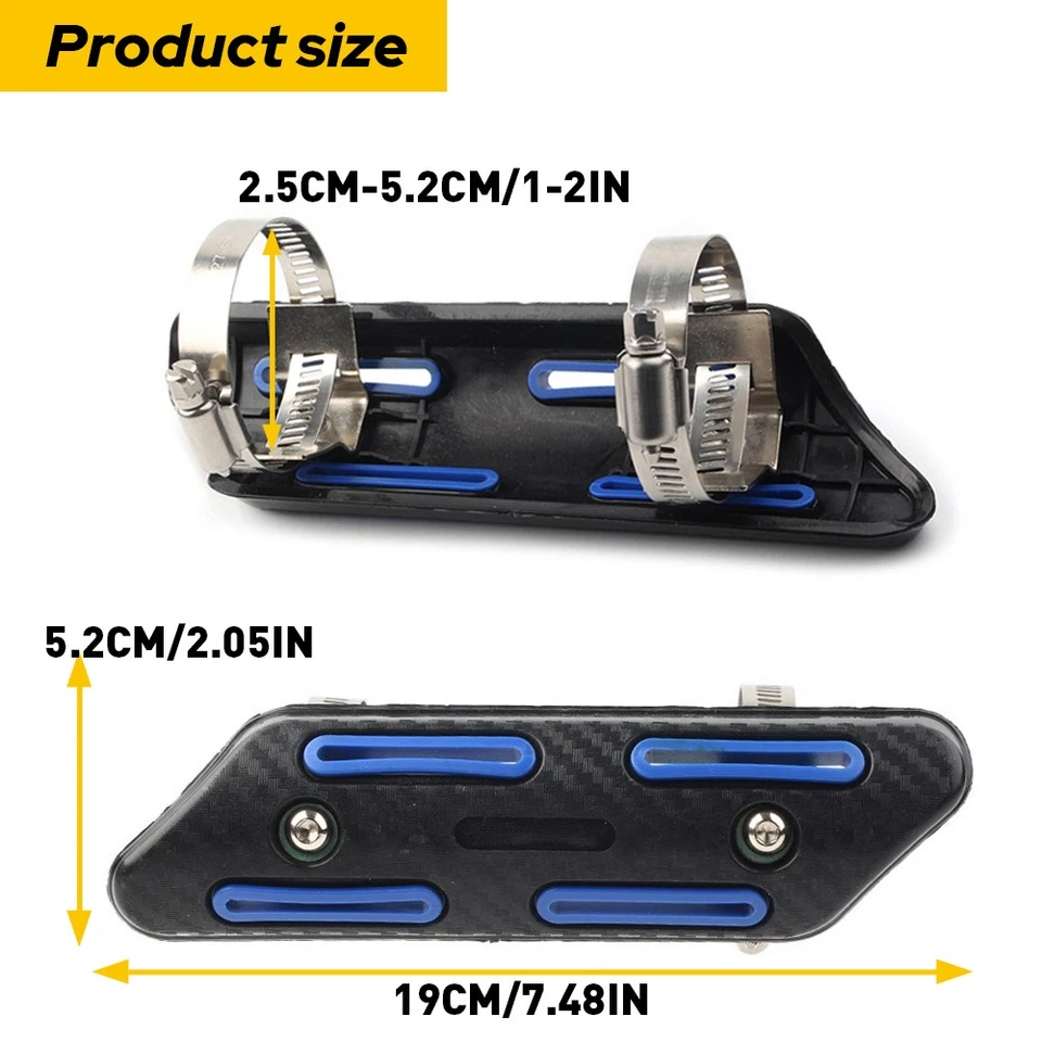 Protector de tubo protector térmico para HUSABERG HUQVARNA YAMAHA SUZUKI SHERCO BETA HONDA Foto 2 de 4