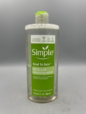 Simple Micellar Cleansing Water for Sensitive Skin Removes Makeup 13.5 oz