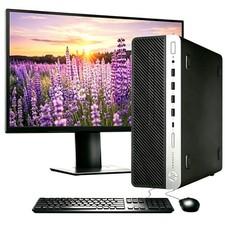 HP EliteDesk 600 G5 SFF Intel i7-9th 32GB RAM 1TB SSD WIN11 Desktop 22''Monitor