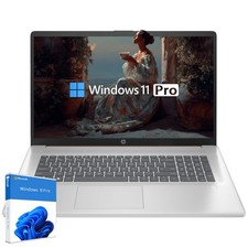HP 17.3" HD Laptop Win11Pro Backlit Fingerprint core i5-1334U UpTo 64GB RAM 2TB