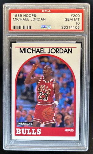 1989-90 Hoops Michael Jordan #200 Bulls PSA 10 GEM MINT