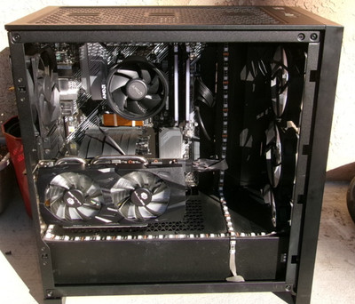 Custom Build B550 Gaming PC Ryzen 5700 CPU NVIDIA 2060 Super 8G 16GB RAM SSD etc