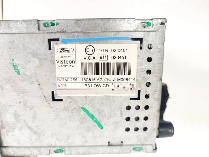 2s6118c815ag Kassettenradio Autoradio 2s61-18c815-ag  10r-020451  DE2399634-87 - Bild 4 von 4