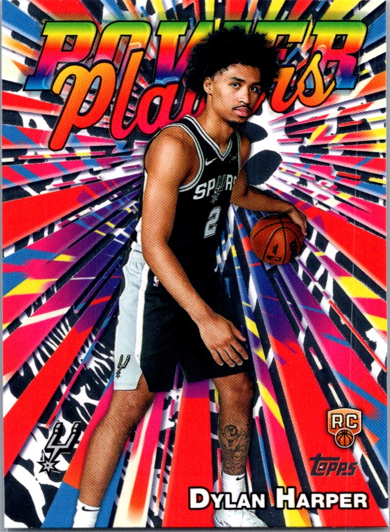2025-26 Topps Power Players Holo-Foil Dylan Harper San Antonio Spurs #PP-17