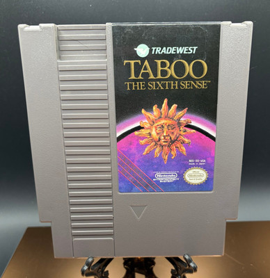 NES Taboo the Sixth Sense 1985 Authentic Nintendo Cartridge Only Tested Working