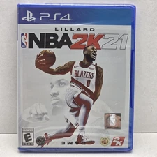 NBA 2K21 - PS4 PlayStation 4 Brand New Sealed Lillard Cover