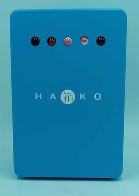 HAKO Box Strategie Denksportspiel Kugeln Murmeln Spiel Wissen Labyrinth BLAU NEU